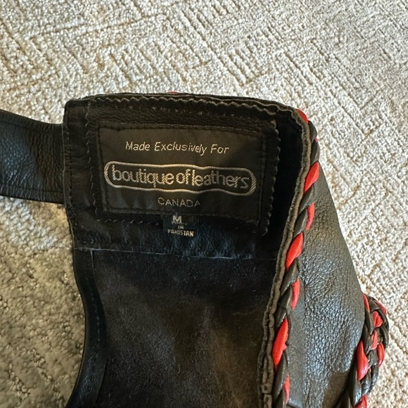 Boutique of Leathers Canada Motorcycle Suit size Small Jacket Size Medium Pants - Picture 16 of 16